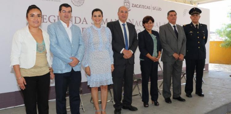 INICIA LA PRIMERA SEMANA NACIONAL DE SALUD 2018 EN ZACATECAS