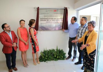 INAUGURAN PRIMERA ETAPA DE REMODELACIÓN DE LA CASA DE LA TERCERA EDAD