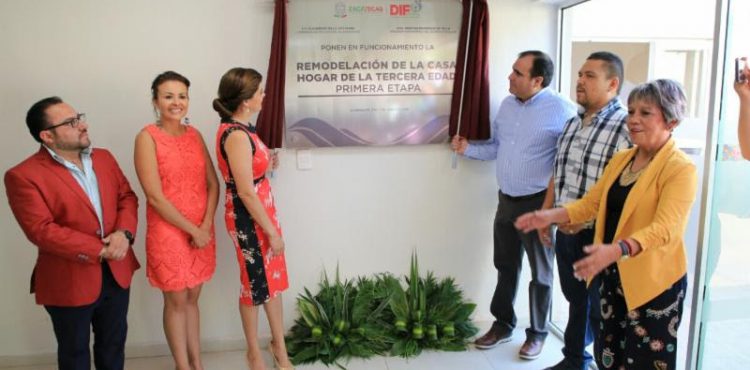 INAUGURAN PRIMERA ETAPA DE REMODELACIÓN DE LA CASA DE LA TERCERA EDAD