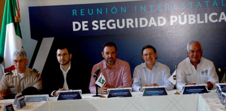 GOBERNADORES DE ZACATECAS Y DURANGO REFORZARÁN ESTRATEGIAS COORDINADAS EN MATERIA DE SEGURIDAD