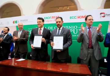 GOBERNADOR FIRMA CONVENIO PARA FINANCIAR CON 220 MDP A EMPRESAS ZACATECANAS