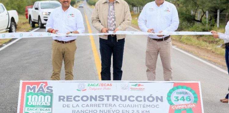 MODERNIZA TELLO CARRETERAS Y REFUERZA INFRAESTRUCTURA EDUCATIVA DE CIUDAD CUAUHTÉMOC