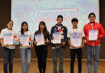 PREMIA GOBIERNO DEL ESTADO A JÓVENES GANADORES DEL CONCURSO DE CONOCIMIENTOS 2018