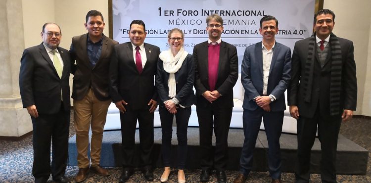 REALIZA CANACINTRA ZACATECAS PRIMER FORO INTERNACIONAL MÉXICO-ALEMANIA SOBRE FORMACIÓN LABORAL E INDUSTRIA 4.0