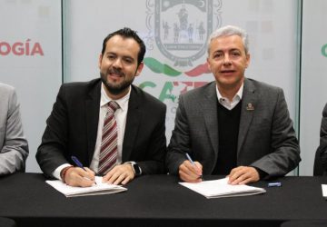 FIRMAN CONVENIO GOBIERNO DE ZACATECAS Y AYUNTAMIENTO CAPITALINO PARA MEJORAR SERVICIOS CON TECNOLOGÍAS