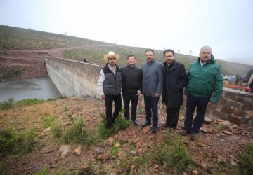 COMO PARTE DE SU ESTRATEGIA DE IMPULSO AL CAMPO, TELLO INAUGURA LA PRESA NÚMERO 11 DE SU GOBIERNO