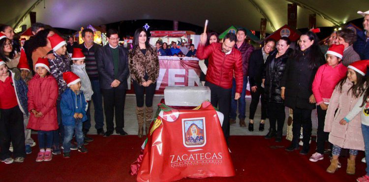 INAUGURA ULISES MEJÍA HARO VILLA NAVIDEÑA PARA DISFRUTE DE LAS FAMILIAS ZACATECANAS.