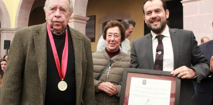 EN SESIÓN SOLEMNE ZACATECAS NOMBRA AL MAESTRO MANUEL FELGUÉREZ COMO “CIUDADANO BENEMÉRITO”