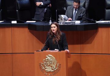 RECONOCE GEOVANNA BAÑUELOS DISPONIBILIDAD DEL GOBIERNO FEDERAL PARA INVESTIGAR DESTINO DE MOBILIARIO DE LOS PINOS