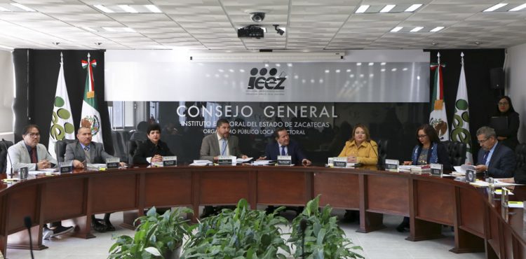 CONSEJERAS Y CONSEJEROS ELECTORALES  RINDEN INFORME ANUAL ANTE EL CONSEJO GENERAL DEL IEEZ