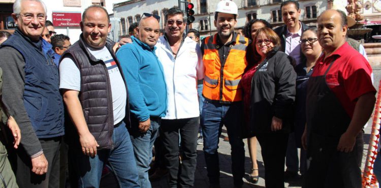 ARRANCAN OBRAS PARA EMBELLECER EL CENTRO HISTÓRICO DE ZACATECAS PATRIMONIO MUNDIAL