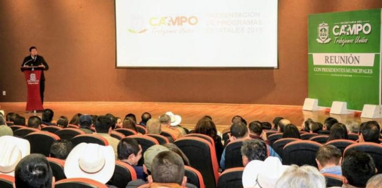 PRESENTA GOBIERNO ESTATAL PROGRAMAS PARA EL CAMPO EN 2019