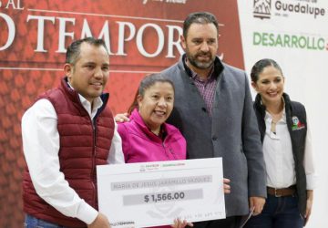 BENEFICIA ALEJANDRO TELLO CON BECAS A MÁS DE 1 MIL 500 GUADALUPENSES EN SITUACIÓN DE DESEMPLEO