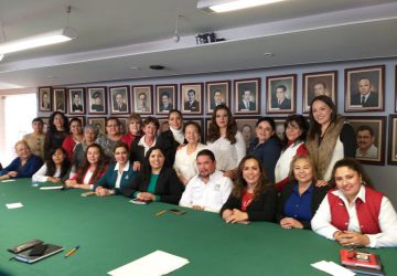 RATIFICAN MUJERES PRIISTAS SU RESPALDO AL PRESIDENTE GUSTAVO URIBE