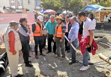 SUPERVISA ULISES MEJÍA AVANCE DE TRABAJOS EN EL CENTRO HISTÓRICO