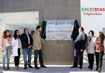 SOMBRERETE YA TIENE NUEVO HOSPITAL COMUNITARIO; GOBERNADOR TELLO LO INAUGURÓ