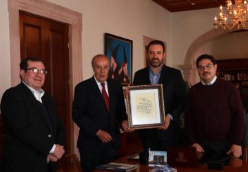 RECIBE GOBERNADOR TELLO DOCUMENTO ORIGINAL ACERCA DEL ORIGEN DE LA MARCHA ZACATECAS