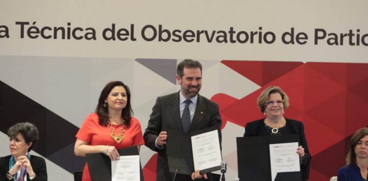 ENTREGA INE A INMUJERES PRESIDENCIA DEL OBSERVATORIO DE PARTICIPACIÓN POLÍTICA DE LAS MUJERES EN MÉXICO