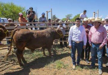 DAVID MONREAL ÁVILA ENTREGA APOYOS DEL  CRÉDITO GANADERO A LA PALABRA EN GUADALUPE