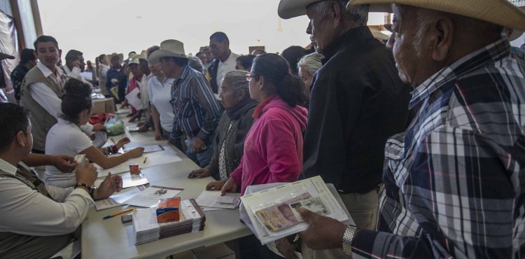 INICIA OPERATIVO DE ENTREGA DE APOYOS DE LA PENSIÓN PARA EL BIENESTAR DE LOS ADULTOS MAYORES