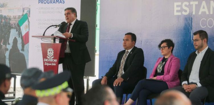 RINDE INFORME SECRETARIO DE SEGURIDAD PÚBLICA SOBRE CUMPLIMIENTO DEL CONTRATO CON ZACATECAS