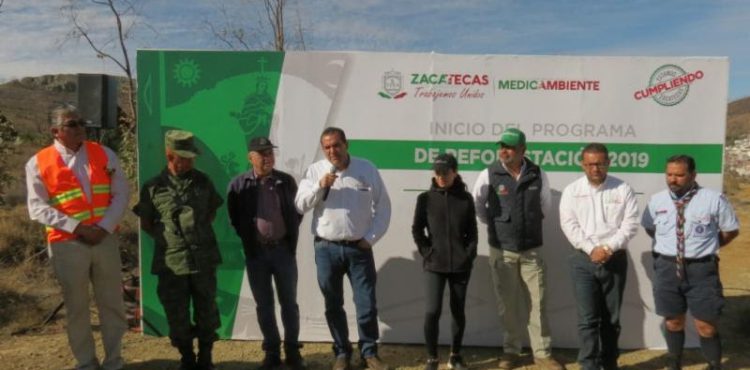 INICIA GOBIERNO DEL ESTADO CAMPAÑA DE REFORESTACIÓN 2019 EN LA BUFA