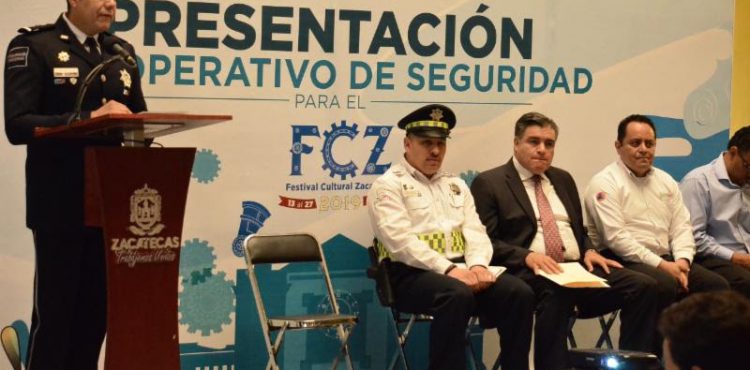 PRESENTAN PROGRAMA ESPECIAL DE SEGURIDAD PARA FESTIVAL CULTURAL ZACATECAS 2019