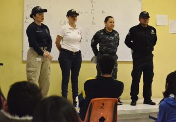 PROMUEVE GOBIERNO ESTATAL BACHILLERATO POLICIAL ENTRE ESTUDIANTADO DE SECUNDARIA