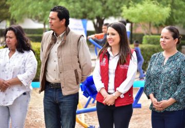 ENTREGA INJUVENTUD GIMNASIO AL AIRE LIBRE PARA ADULTOS, NIÑOS Y JÓVENES DE CALERA