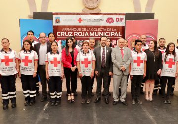 ENCABEZA ULISES MEJÍA HARO COLECTA MUNICIPAL PARA LA CRUZ ROJA EN ZACATECAS