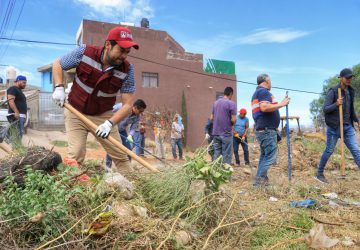 DIGNIFICAN ESPACIOS PÚBLICOS DE LA COLONIA CNOP POR UN ZACATECAS LIMPIO Y SEGURO