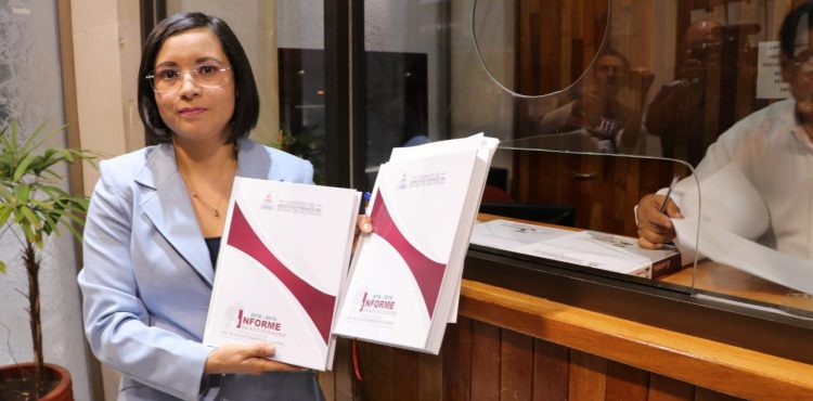 REGISTRA MA. DE LA LUZ DOMÍNGUEZ SU SOLICITUD PARA UN NUEVO PERIODO FRENTE A LA CDHEZ