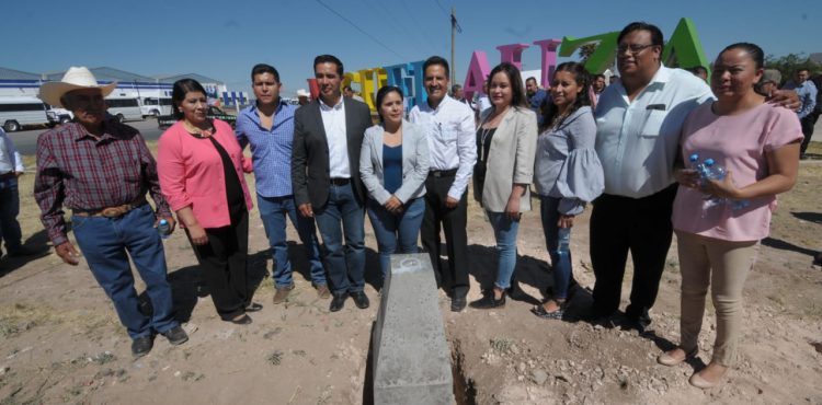 INSTALAN MONUMENTOS PARA DELIMITAR ZONA TERRITORIAL ENTRE MIGUEL AUZA Y JUAN ALDAMA