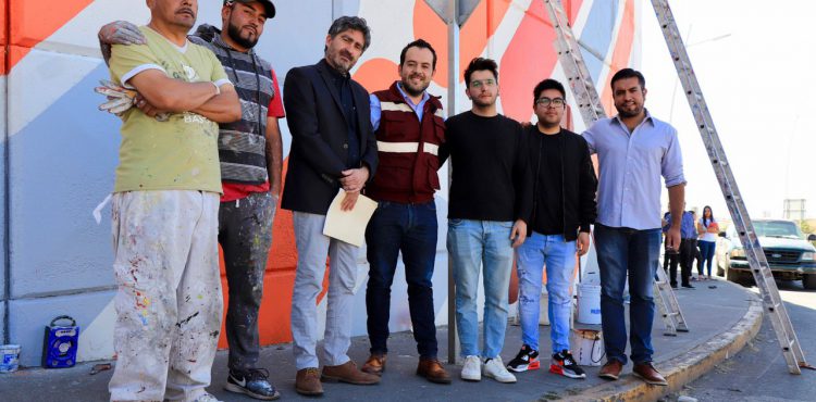 ZACATECAS ENAMORA CON SU CREATIVIDAD; INCORPORA ULISES MEJÍA HARO DISEÑOS DE ARTE URBANO EN LA CAPITAL