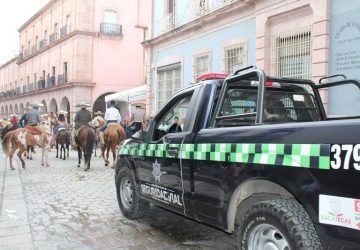 CERRARAN CALLES DEL CENTRO HISTÓRICO ESTE DOMINGO POR CABALGATA TOMA DE ZACATECAS