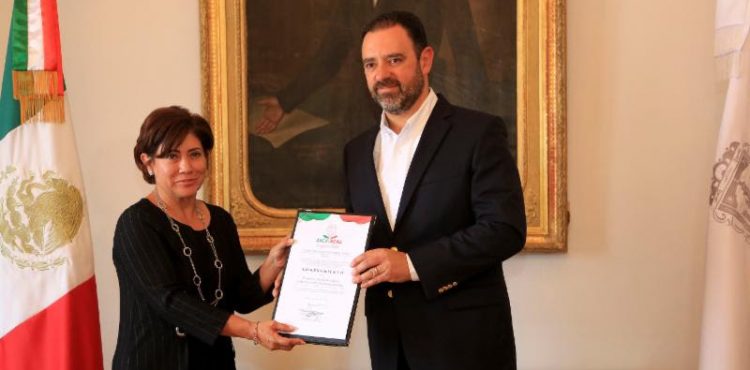 JUDIT GUERRERO LÓPEZ RINDE PROTESTA COMO NUEVA DIRECTORA DEL COLEGIO DE BACHILLERES DEL ESTADO DE ZACATECAS