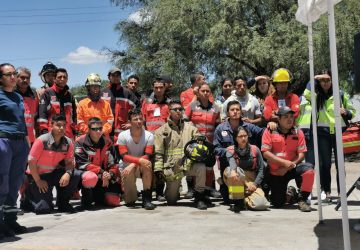 RECONOCE ULISES MEJÍA HARO A PC DE LA CAPITAL POR 1ER LUGAR EN RALLY DE BOMBEROS 2019