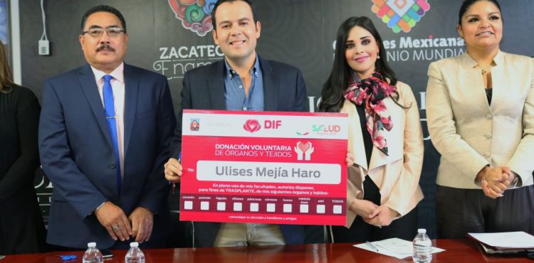 EN ZACATECAS PROMOVEMOS LA DONACIÓN DE ÓRGANOS PARA SEGUIR SALVANDO VIDAS: ULISES MEJÍA HARO