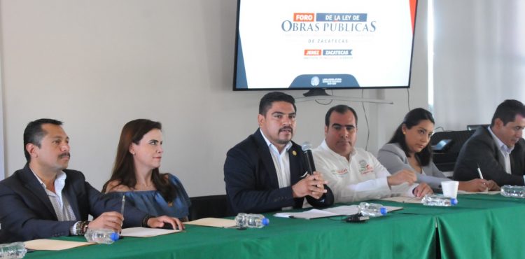 ZACATECAS TENDRÁ NUEVA LEY DE OBRA PÚBLICA