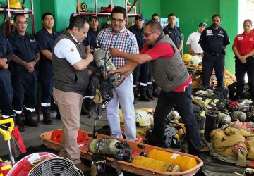 CON LA ENTREGA DE EQUIPO SE FORTALECE EL CUERPO DE BOMBEROS DE 30 MUNICIPIOS