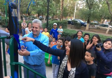 INAUGURAN JUEGOS INFANTILES EN LA ALAMEDA DE JEREZ