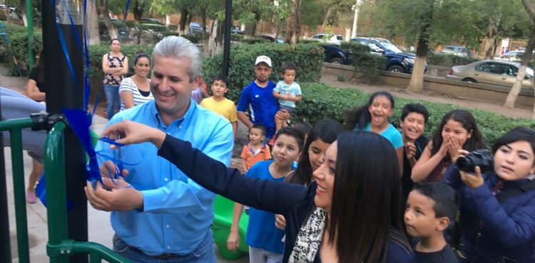 INAUGURAN JUEGOS INFANTILES EN LA ALAMEDA DE JEREZ