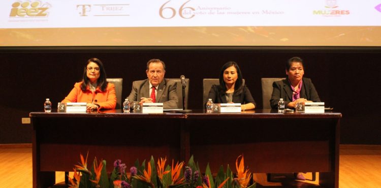 AUTORIDADES ELECTORALES CONMEMORAN 66 ANIVERSARIO DEL SUFRAGIO FEMENINO