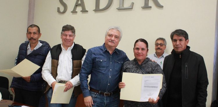 ENTREGA SADER APOYOS POR 12.6 MDP PARA TECNIFICACIÓN DE RIEGO