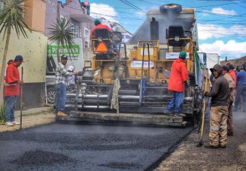 CONTINÚA PROGRAMA DE PAVIMENTACIÓN DE 107 CALLES IMPLEMENTADO POR EL GOBERNADOR TELLO