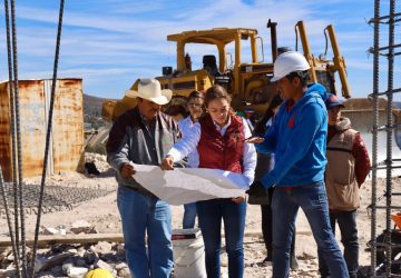 SUPERVISA DELEGADA DE PROGRAMAS PARA EL DESARROLLO, VERÓNICA DÍAZ, CONSTRUCCIÓN DE UNIVERSIDAD PARA EL BIENESTAR EN PINOS