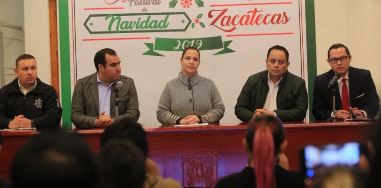 PRESENTAN AUTORIDADES FESTIVAL DE NAVIDAD ZACATECAS 2019