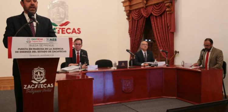 ALEJANDRO TELLO ANUNCIA LA CREACIÓN DE LA AGENCIA DE ENERGÍA DEL ESTADO DE ZACATECAS