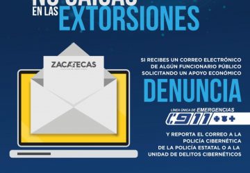 ADVIERTE GOBIERNO DEL ESTADO SOBRE NUEVA MODALIDAD DE EXTORSIÓN