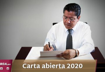 CARTA ABIERTA 2020: DAVID MONREAL ÁVILA